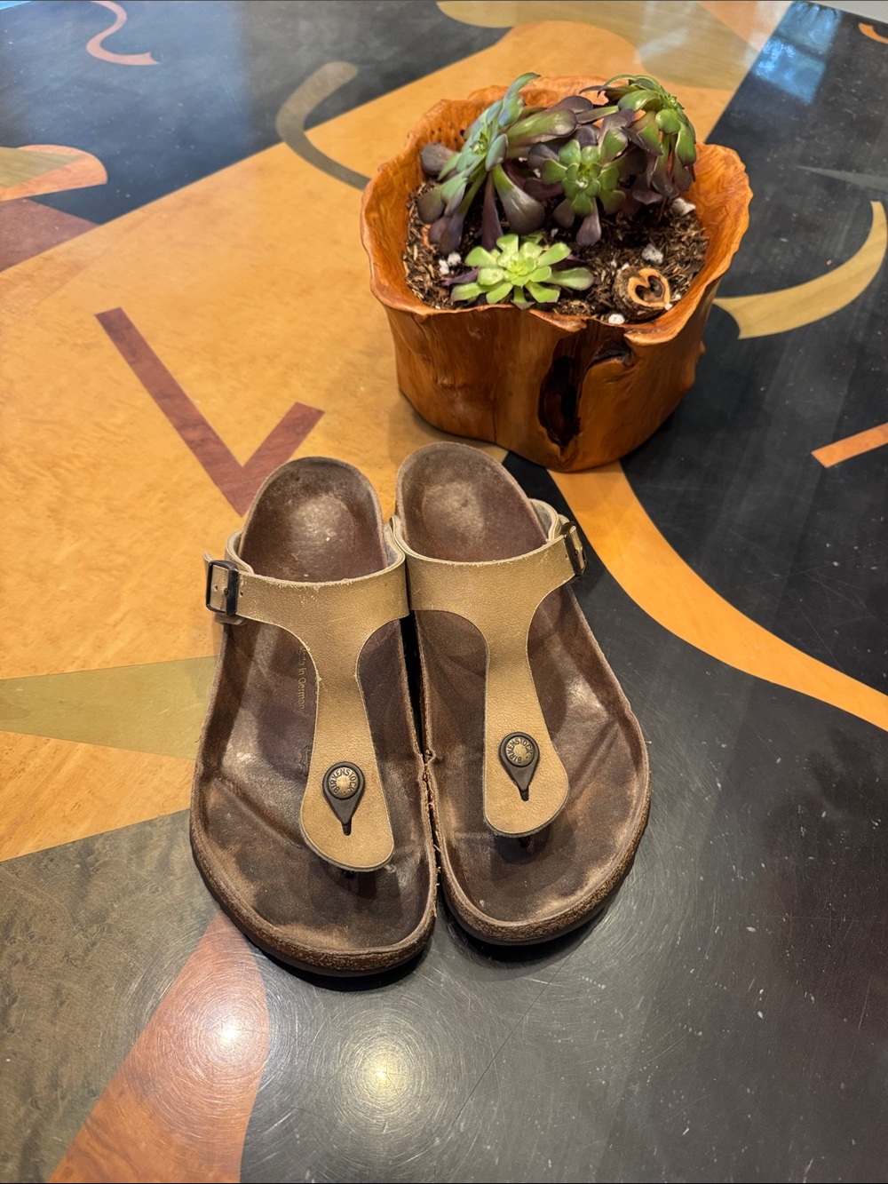 BIRKENSTOCK Beige GIZEH Thong Sandals